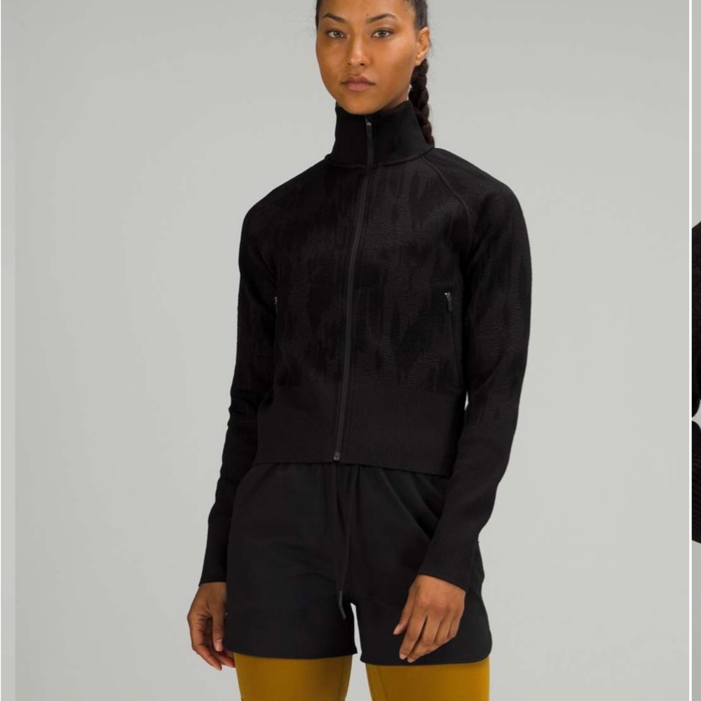 NWT Lululemon End State Full Zip Jacket: Black - 10